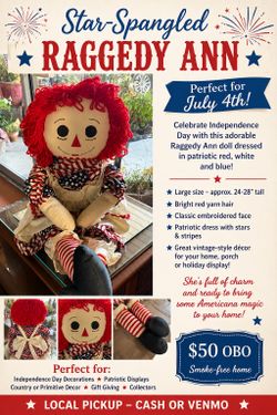 Raggedy Ann doll