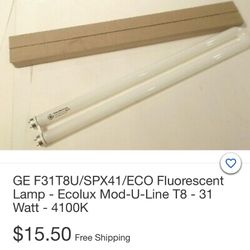 11 Flourecent Ecolux Bulbs