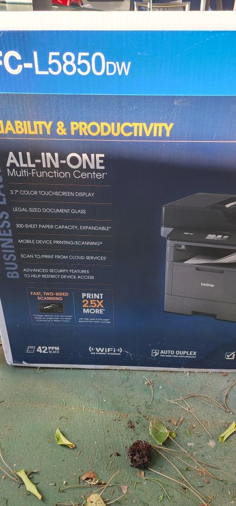 MFC L5850 DW NEW LASER PRINTER $400