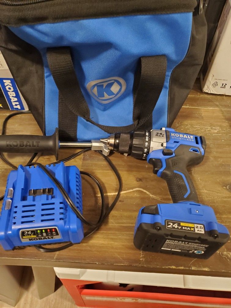 Kobalt Hammer Drill With Bateer And Charger