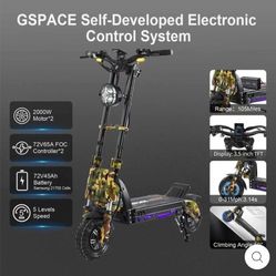 G space electric scooter GTR hyper scooter Off road