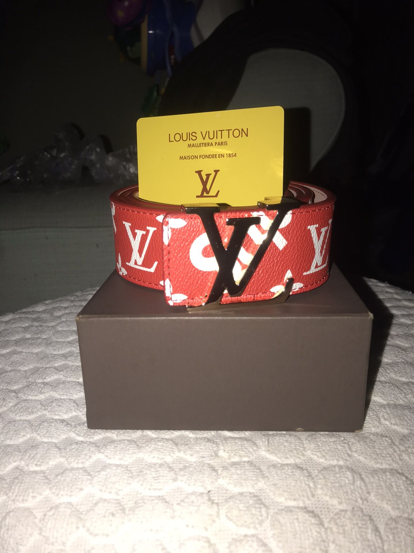 Louis Vuitton x Supreme Belt