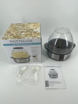 Popcorn Machine Maker Nostalgia Stirring Speed Popper 6 Quart