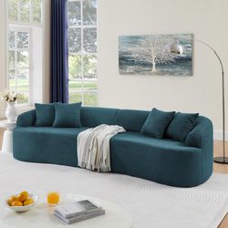 200002-BU

Curved Modular Sectional Sofa in Lamb's Wool Fabric, Modern Compressed Sofa No Assembly, Cozy
