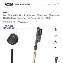 Shark Stratos Cordless Vacuum 