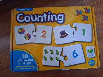 Match It! Counting (Math Self-Correcting Puzzles)