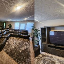 Luxury Power Reclining Sectional/ 