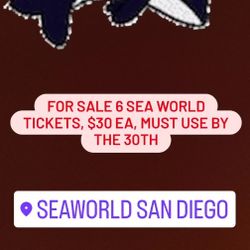 SeaWorld/ Sesame St Tickets