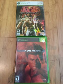 Xbox 360 game tekken 6, dead or Alive 3