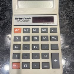 Vintage Radio Shack EC-414 Solar-Powered Pocket Calculator Retro