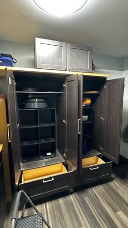 Large cabinets