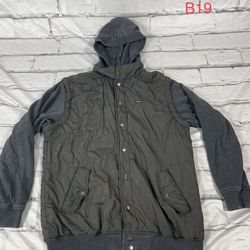 Mens rvca  jacket Size large. 