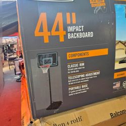 Lifetime 44-Inch Impact Portable Basketball Hoop with Telescoping Adjustment & Classic Rim - Model 90759-Outdoor Play 