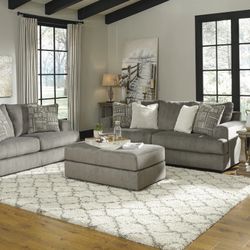 Soletren Ash Living Room Set (SOFA and LOVESEAT