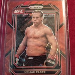2023 UFC Champion Long Island Boy Urijah Faber Panini Prizm 