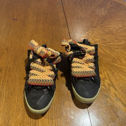 lanvin curb sneakers