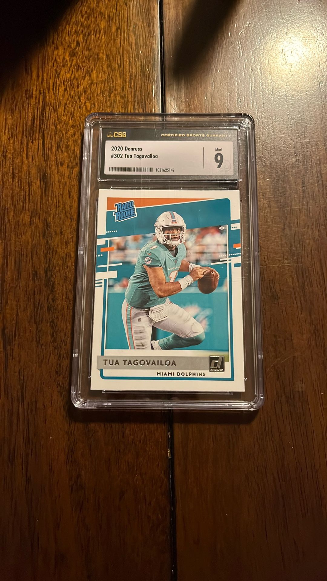 Tua Tagovailoa Rated Rookie CSG 9