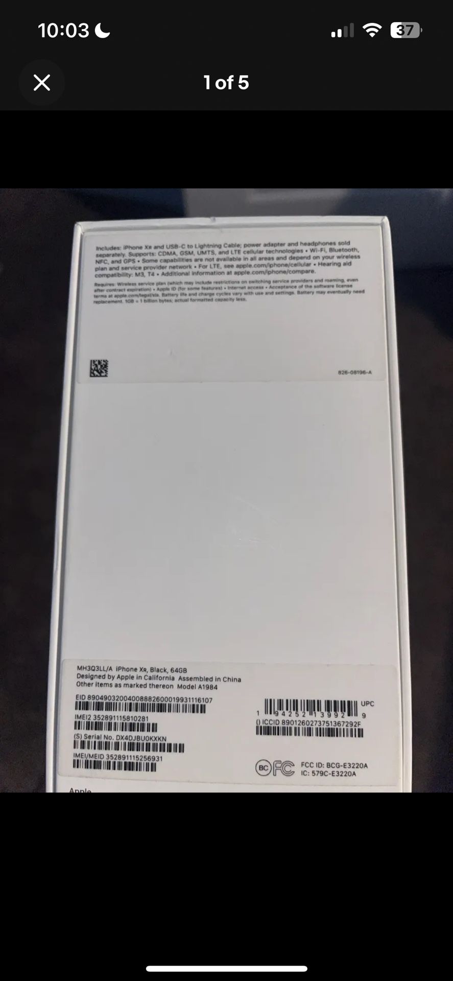 Iphone Xr 64gb