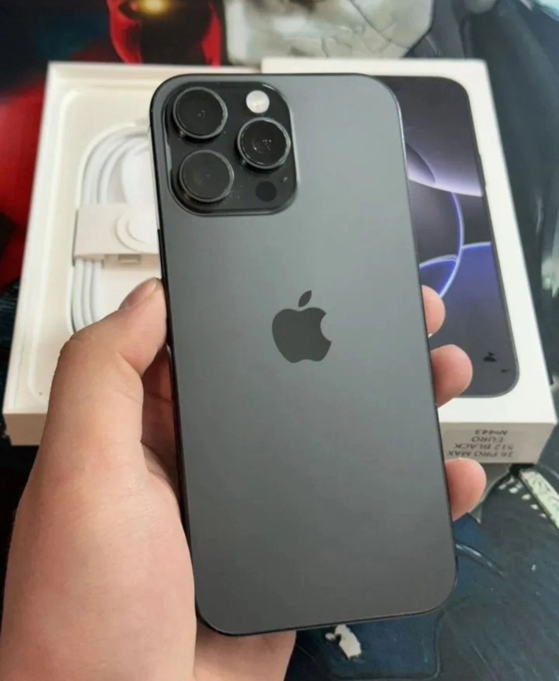 Apple iPhone 16 Pro Max 256GB Titanium Black Garanzia Apple