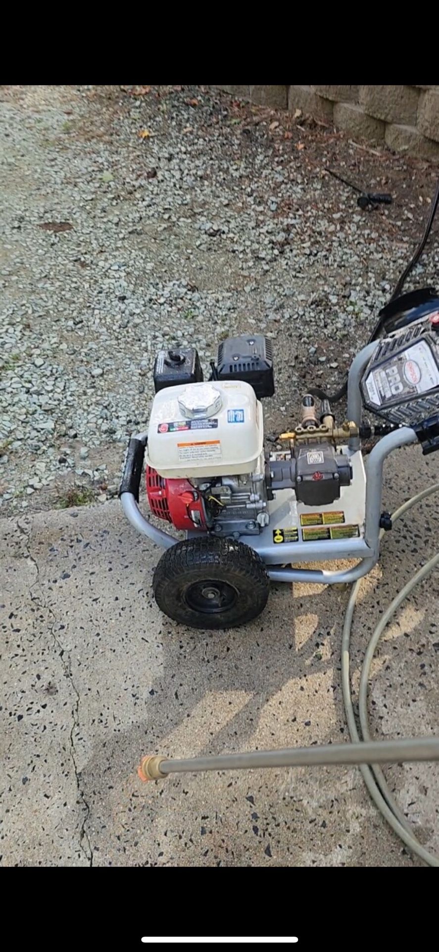 Simpson 3700 PSI Pressure Washer With Honda engine 