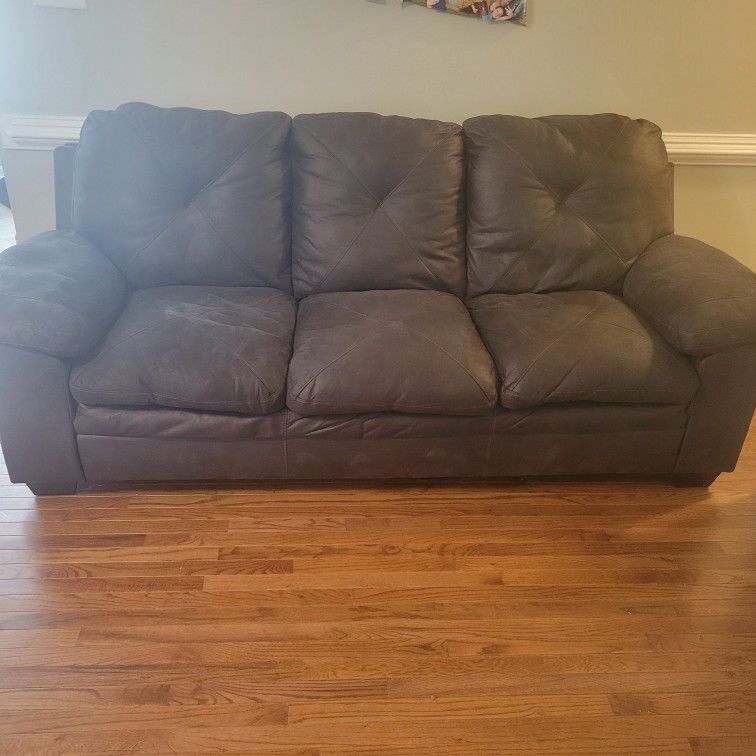 Leather Sofa $25