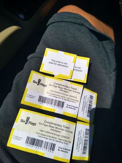 Best offer 2 6 flag passes expires 12/29/2019