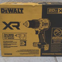 DeWalt 20V Brushless Compact Cordless 1/2 in. Hammer Drill (Tool Only) - New