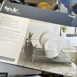 14-inW x 19.8-in L x 6.9-in H Stainless Steel Dish Rack,Kitchen Organization New