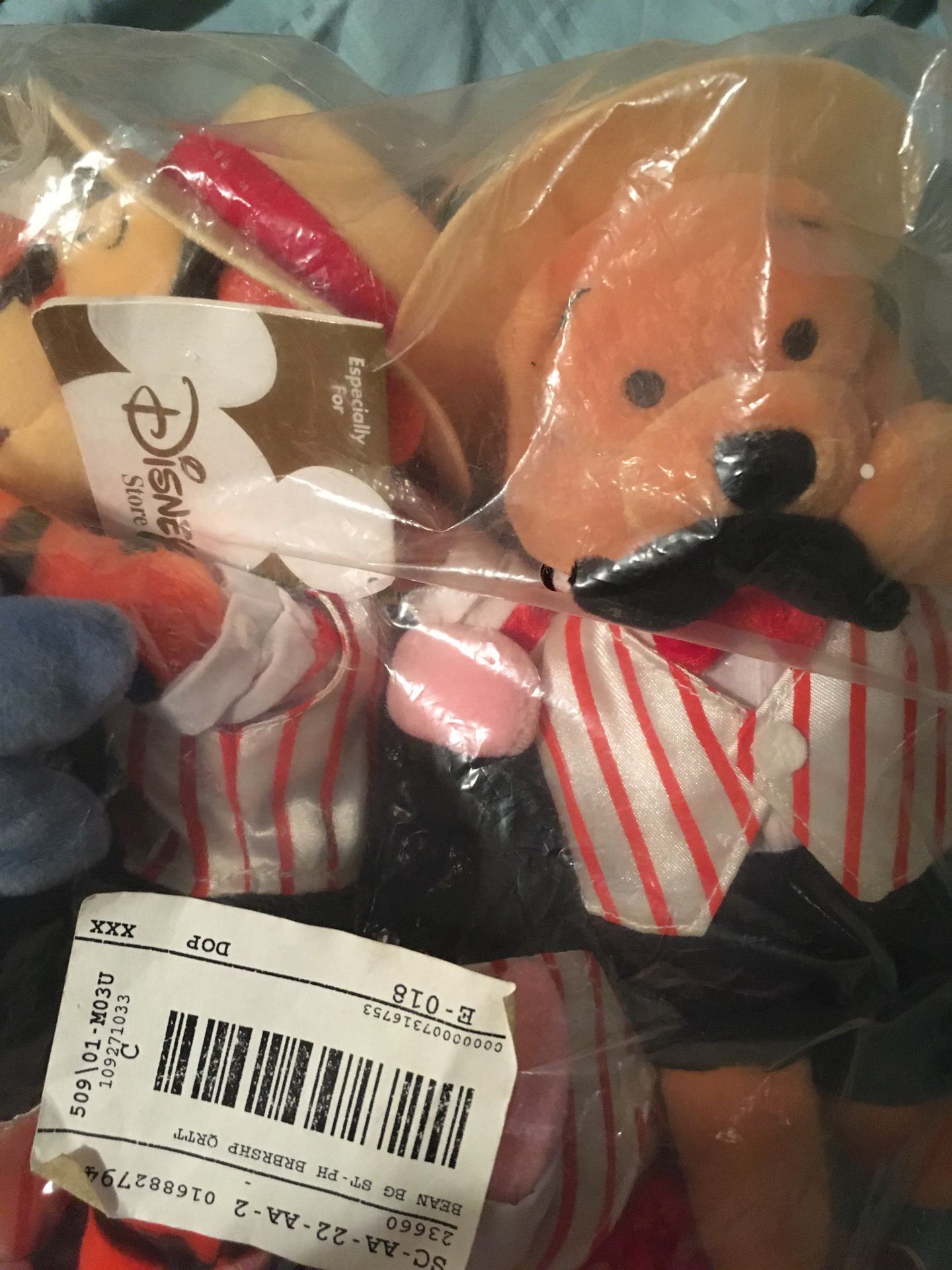 Disney barber shop mini bean bag