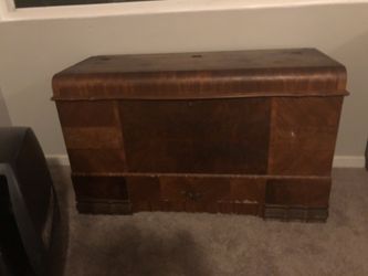Cedar lined hope chest