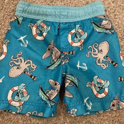 Shark Swim Trunks 