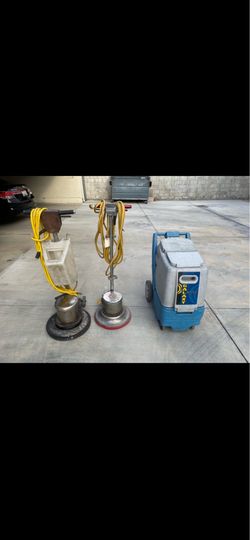 EDIC Galaxy 2000 Carpet Extractor And Floor Buffers ( Brushes Included)