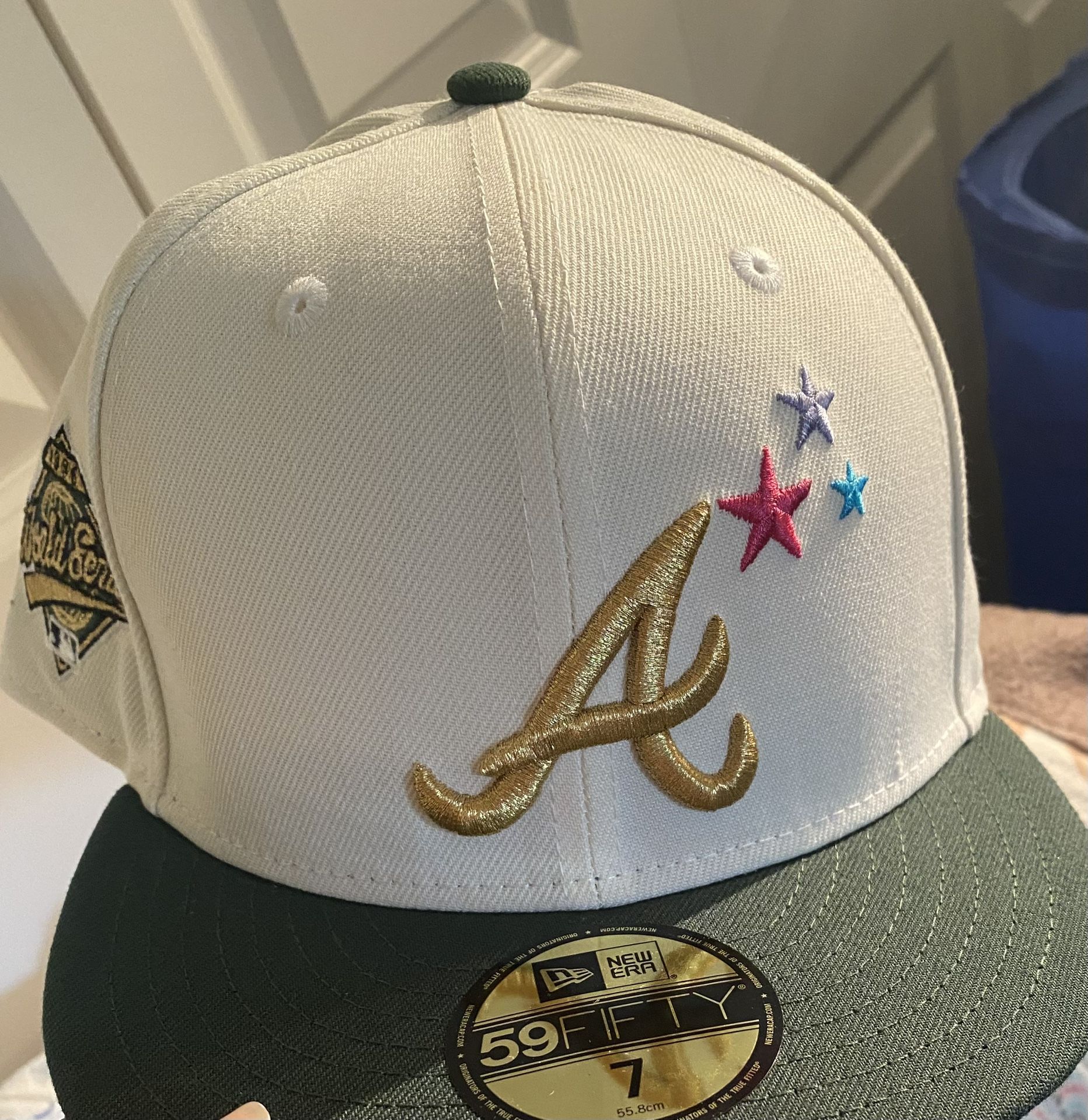 Hat Club Exclusive New Era Fitted - Atlanta Braves "Olympic" Size 7