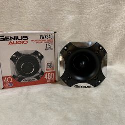 New Genius Audio 4” Aluminum Bullet Tweeter $40 Each  