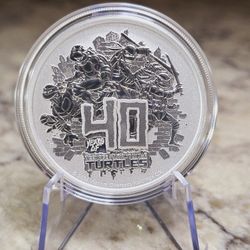 2024 1 oz Tuvalu Teenage Mutant Ninja Turtle 40th