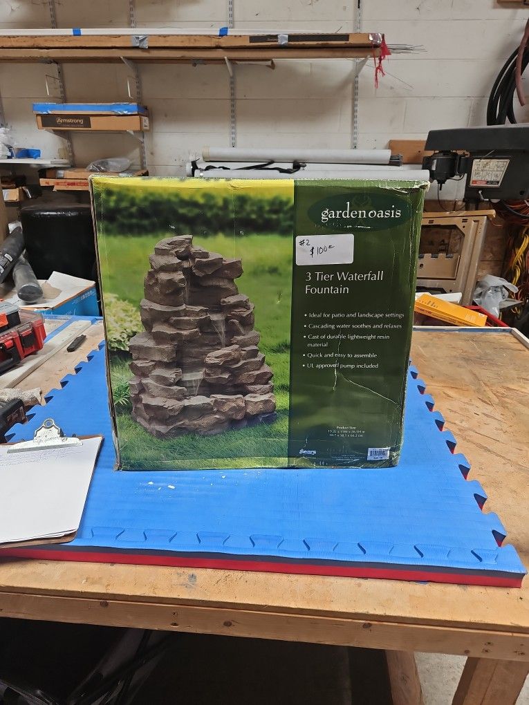 Waterfall Fountain 3 Tier