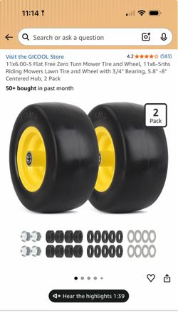 Mower wheels