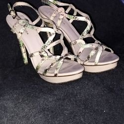 Snake Skin Heels