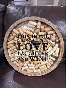 Wall Art Wine Cork Holder
