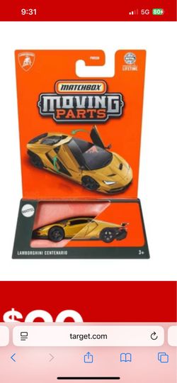 Matchbox moving parts Lamborghini Centenario