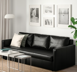 IKEA Friheten Sleep Sofa - Leather - One Year Old