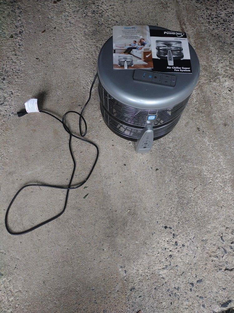 Power 360 Air Chiller Super Fan System Like New With Remote
