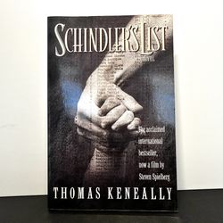 Schindler’s List Signed Paperback by Thomas Keneally Dated 1994 Autographed Book