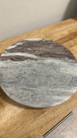 Round Marble Serving Lazy Susan