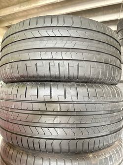 For Sale Two Tires 255/35/21 Pirelli P Zero PZ4 in new shape with 96-99% Tread left good price cheaper than retail
