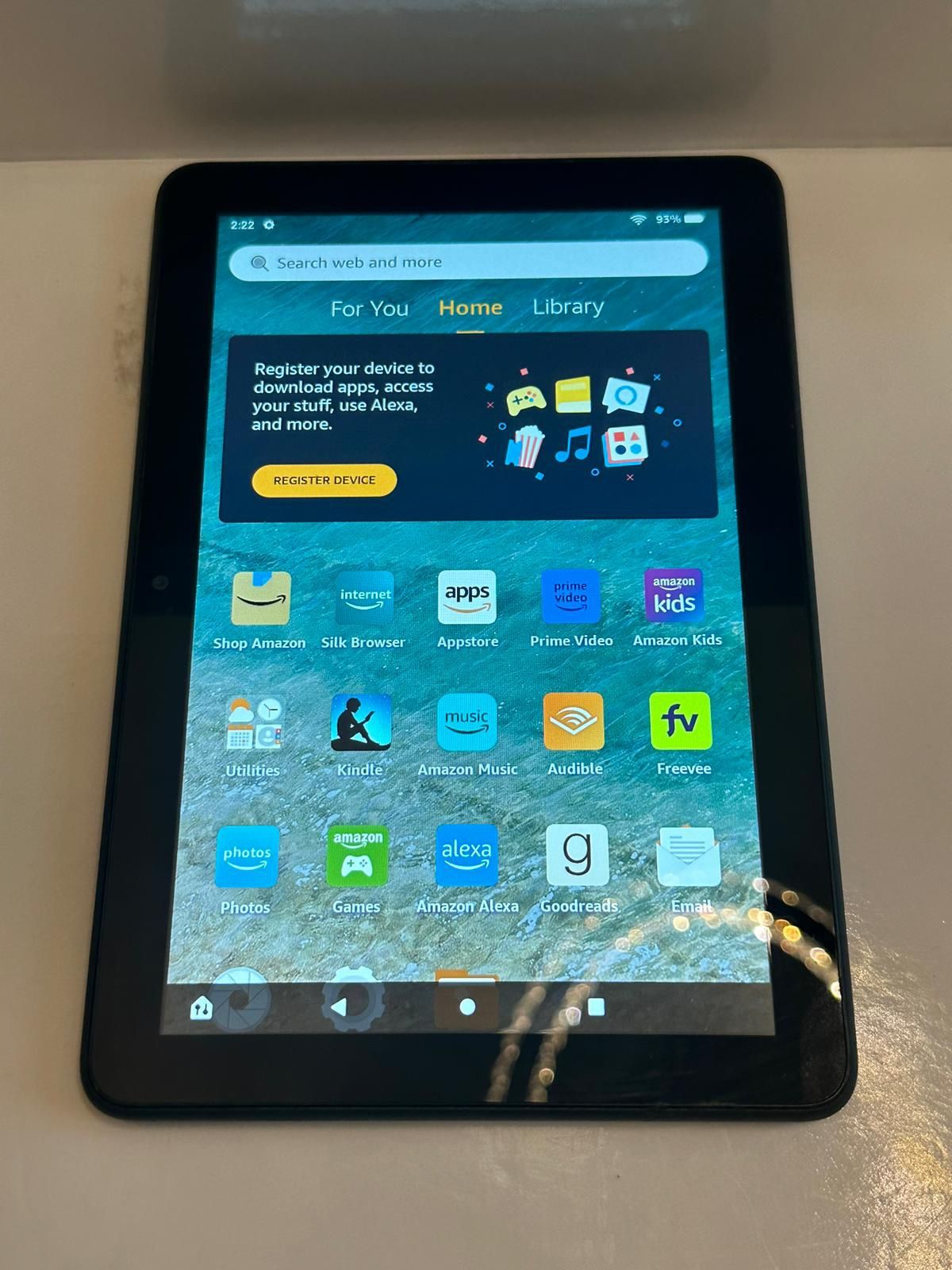 Amazon Fire HD 8 10th Gen 8” Tablet 32GB Gray - $49