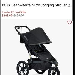 BOB Gear Pro Jogging Stroller used