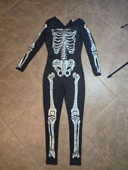 Womens size small Skeleton costume