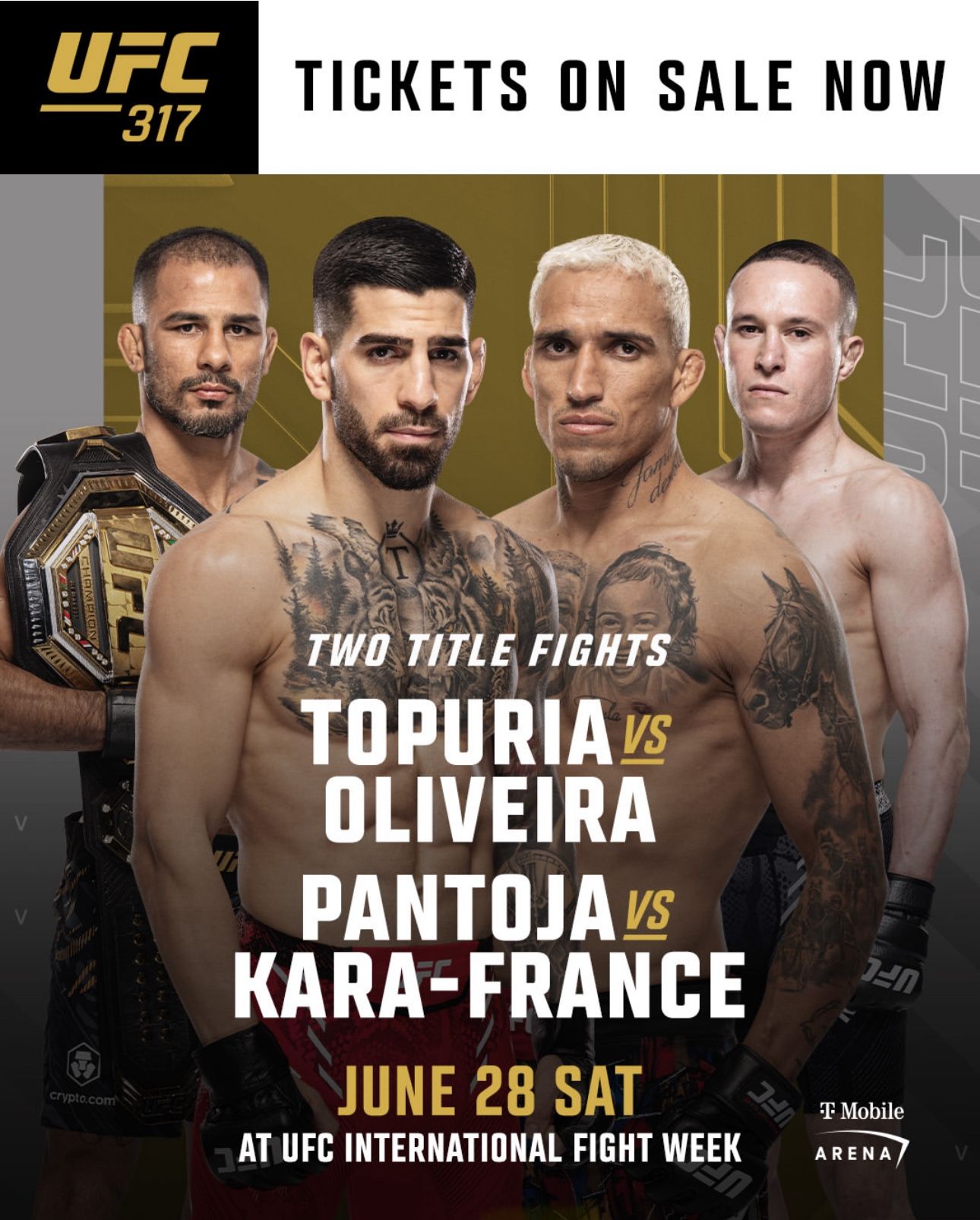 UFC 317 Section 207 Row C (International Fight Week)