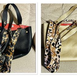 *NEW* Set of 2 Designer Bucket Bags Purses Handbags